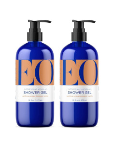Gel de Ducha EO 2x16 Oz Flor de Naranja y Vainilla Orgánico