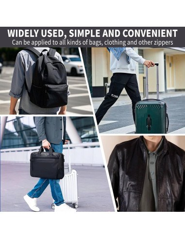 Tiradores de Cremallera Desmontables IVICOO - 8 Pcs, 2 Tamaños