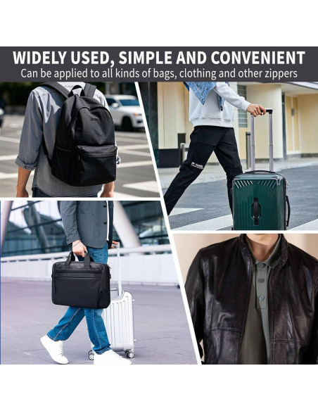 Tiradores de Cremallera Desmontables IVICOO - 8 Pcs, 2 Tamaños