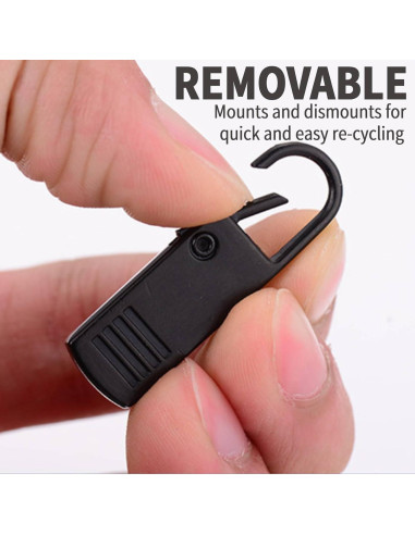 Tiradores de Cremallera Desmontables IVICOO - 8 Pcs, 2 Tamaños