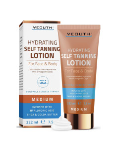 YEOUTH Loción Autobronceadora Hidratante 212 g - Sin Tóxicos