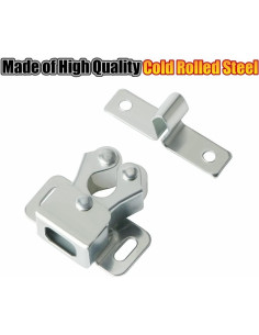 Cierre de Puerta de Armario Alise CA1000LS-12P Acero Plateado 2