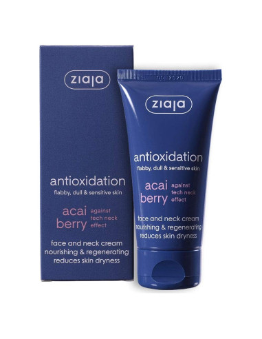Crema Hidratante Ziaja Acai Berry 50ml - Antioxidante y Regeneradora