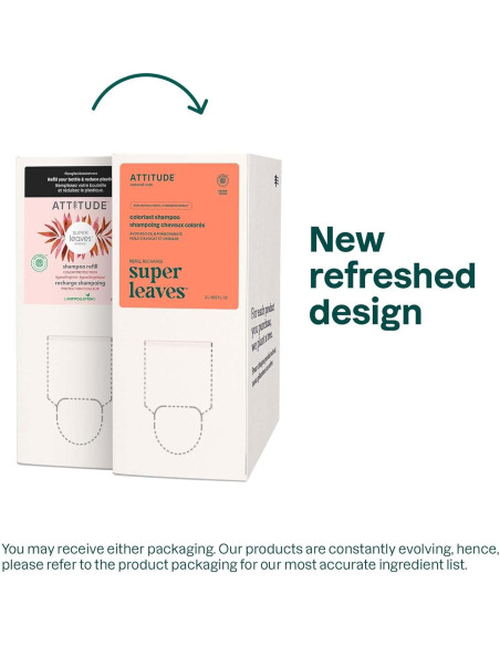 Champú Colorlast ATTITUDE 1995 ml Vegano para Cabello Tratado