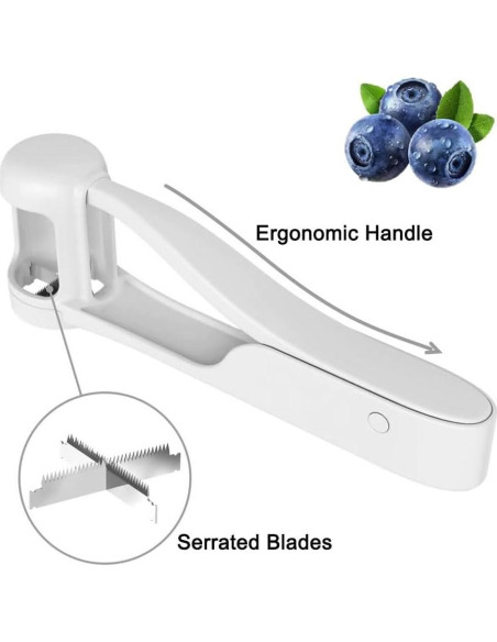 Cortador de Uvas TopHomer Verde con Cuchillas de Acero Inoxidable Cortador de Uvas TopHomer Verde con Cuchillas de Acero Inoxidable