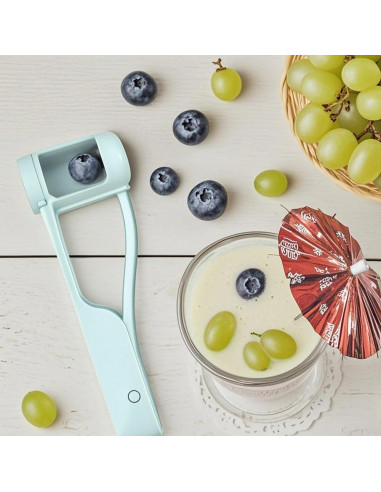 Cortador de Uvas TopHomer Verde con Cuchillas de Acero Inoxidable