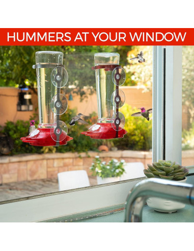 Alimentador de Colibríes Nature Anywhere 710 ml A Prueba de Fugas