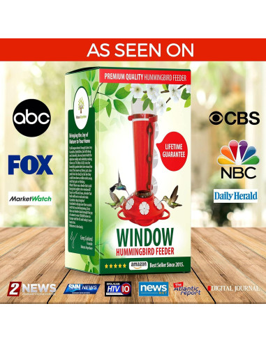 Alimentador de Colibríes Nature Anywhere 710 ml A Prueba de Fugas