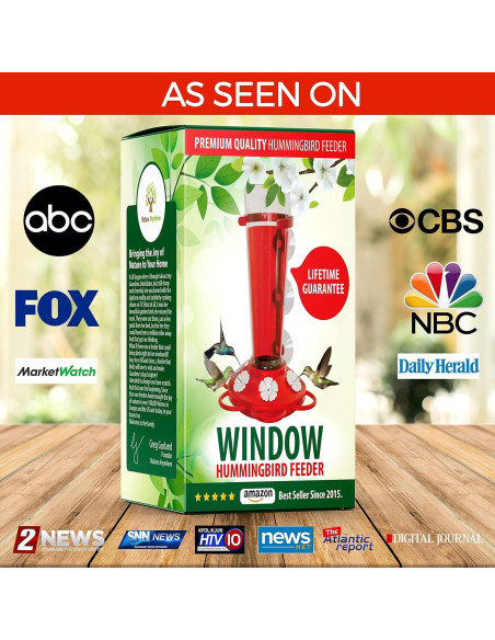 Alimentador de Colibríes Nature Anywhere 710 ml A Prueba de Fugas