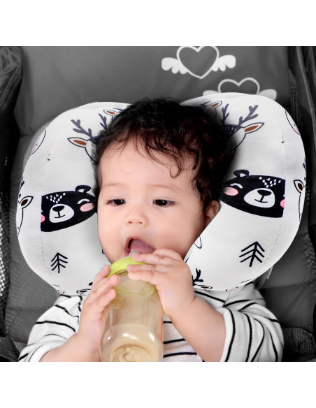 Almohada de Soporte para Cabeza y Cuello KAKIBLIN Bebé 2 en 1