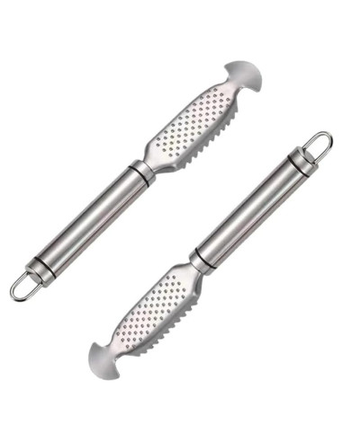 Paquete de 2 Escaladores de Pescado Fvokle Acero Inoxidable