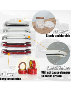 Cubiertas de Manija de Puerta Cromadas AUCERAMIC para Ford F-150 2004-2014 2