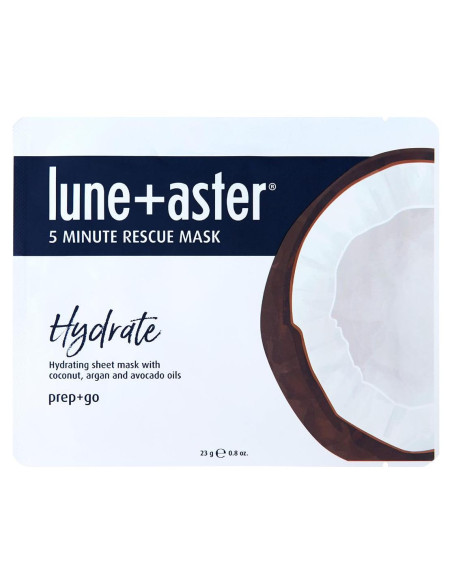 Mascarilla de Tela Hidratante Lune+Aster - 1 Cuenta Mascarilla de Tela Hidratante Lune+Aster - 1 Cuenta