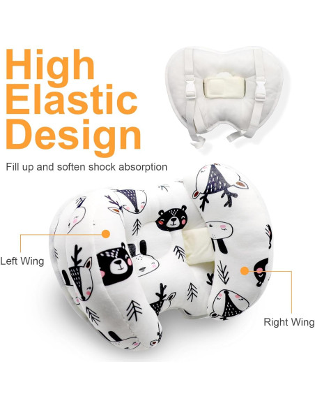 Almohada de Soporte para Cabeza y Cuello KAKIBLIN Bebé 2 en 1