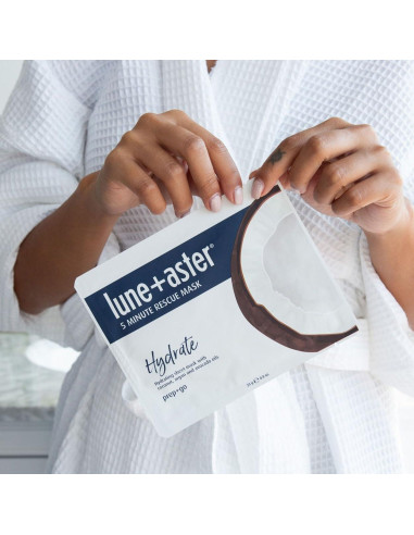 Mascarilla de Tela Hidratante Lune+Aster - 1 Cuenta