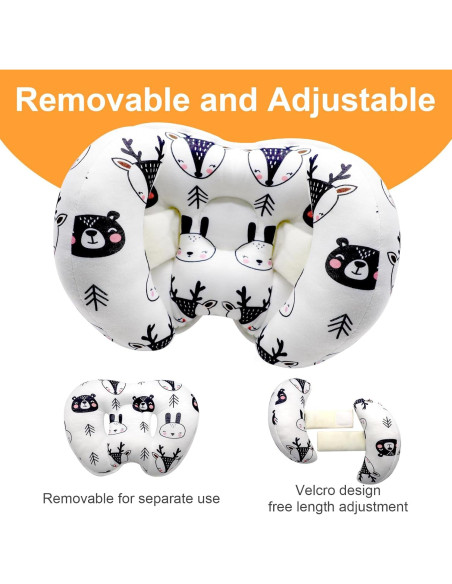 Almohada de Soporte para Cabeza y Cuello KAKIBLIN Bebé 2 en 1