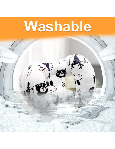 Almohada de Soporte para Cabeza y Cuello KAKIBLIN Bebé 2 en 1