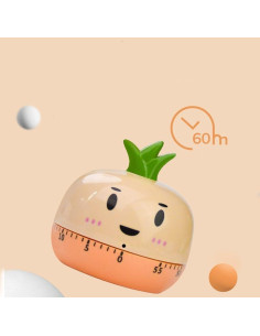 Temporizador de Cocina Mecánico TIANMIMISM Zanahoria 60 Min 2