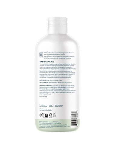 Gel de Ducha Vegano ATTITUDE 473 ml Piel Sensible Aceite de Aguacate