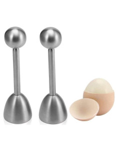 Cortador de Huevo Mayata 2PCS Acero Inoxidable 14.5cm