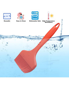 Brocha de Silicona Grande CANIPHA 21x9cm Resistente al Calor 2