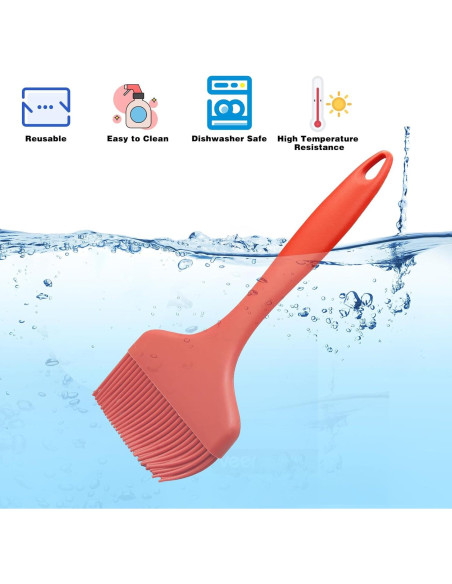 Brocha de Silicona Grande CANIPHA 21x9cm Resistente al Calor