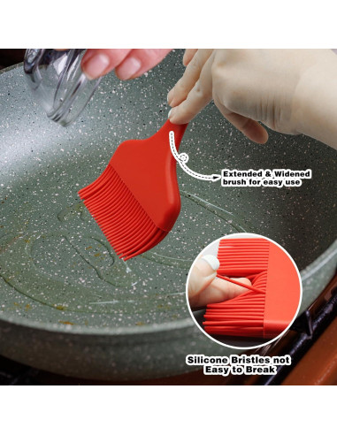 Brocha de Silicona Grande CANIPHA 21x9cm Resistente al Calor