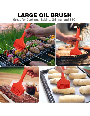 Brocha de Silicona Grande CANIPHA 21x9cm Resistente al Calor