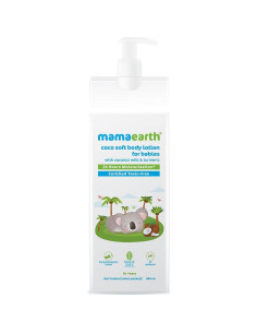Loción Corporal Suave Mamaearth Bebés 400ml Coco y Cúrcuma 2