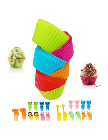 Juego de 44 Piezas de Forros de Silicona ONEINHE Multicolor