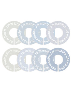 Divisores de Armario para Bebés Cephira - 8 Tamaños Redondos Azul