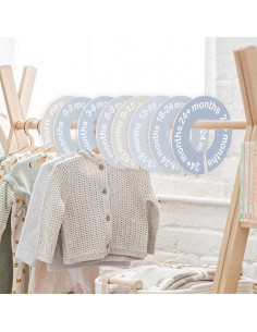 Divisores de Armario para Bebés Cephira - 8 Tamaños Redondos Azul 2