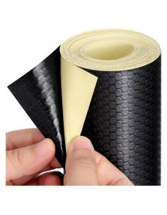 Forro de Estante Autoadhesivo HOIIOH 25 cm x 3.66 m Negro