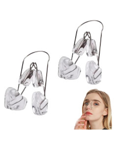 Clip Modelador de Nariz Gyinere - 2 Pcs Silicona Transparente