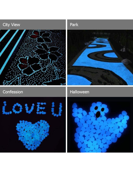 Guijarros Brillantes en la Oscuridad GeniusCells 20cm 0.45kg