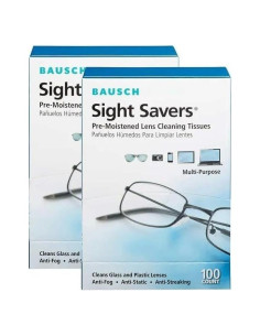 Toallitas Limpiadoras de Lentes Bau-Sch Sight Savers 200 Unidades