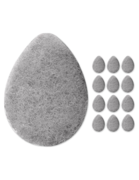 Esponjas Exfoliantes Faciales KOL - 12 Unidades Infundidas con Carbón