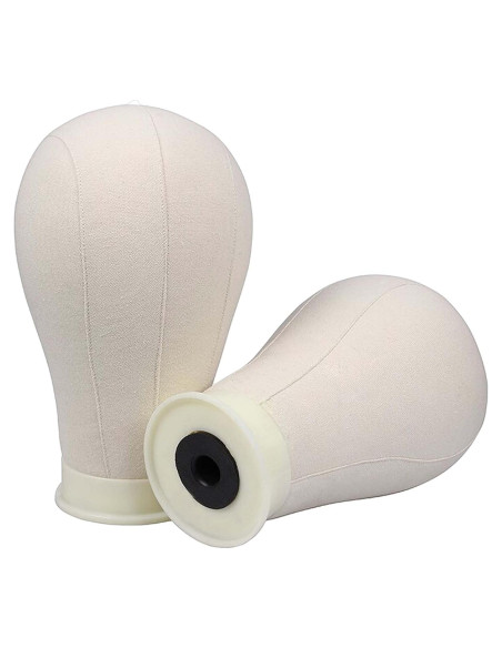 Cabeza de Lienzo Beauty Trendz 22" para Pelucas - Soporte Duradero