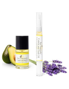 Kit de Aceite para Uñas y Cutículas Bee Naturals - Fortalecedor con Vitamina E y Aromaterapia