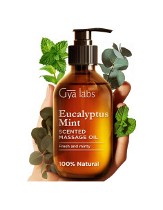 Aceite de Masaje Eucalipto y Menta Gya Labs 200 ml Natural