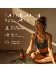 Aceite de Masaje Eucalipto y Menta Gya Labs 200 ml Natural 2