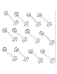 Pendientes de Cartílago Transparentes Happyupcity 30 Pcs