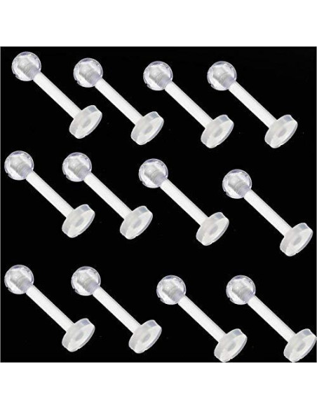 Pendientes de Cartílago Transparentes Happyupcity 30 Pcs