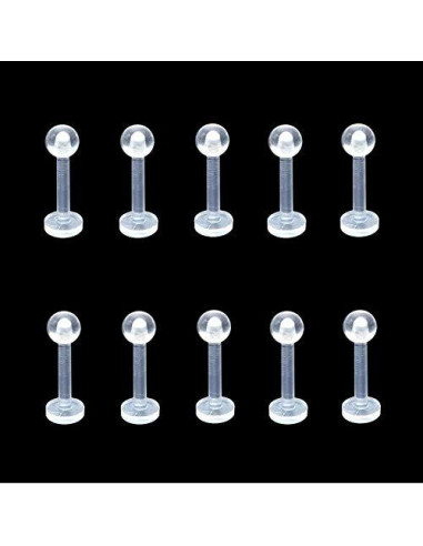 Pendientes de Cartílago Transparentes Happyupcity 30 Pcs