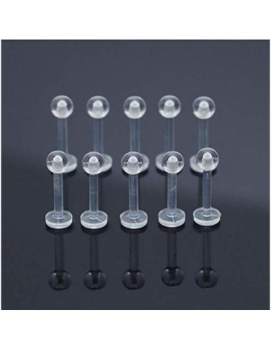 Pendientes de Cartílago Transparentes Happyupcity 30 Pcs