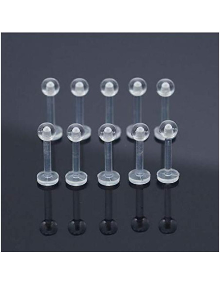 Pendientes de Cartílago Transparentes Happyupcity 30 Pcs