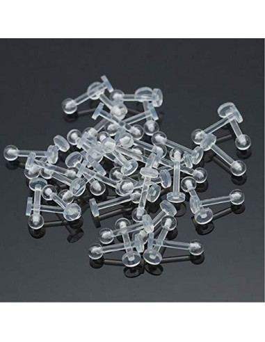 Pendientes de Cartílago Transparentes Happyupcity 30 Pcs