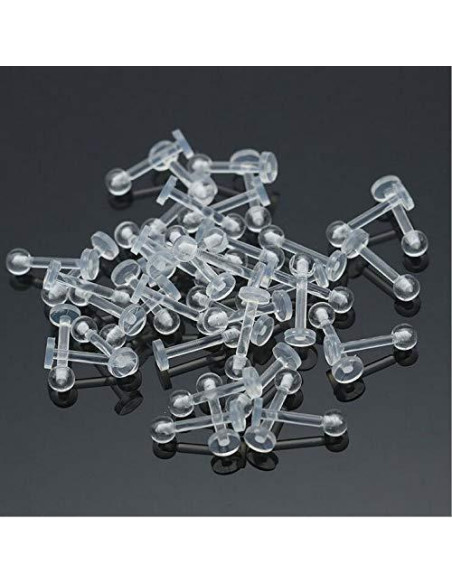 Pendientes de Cartílago Transparentes Happyupcity 30 Pcs