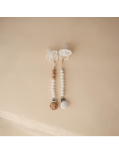 Clip de Chupete de Silicona Mushie Hera Libre de BPA 2