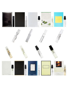 Muestras de colonia para hombres Dirstic - Paquete de 9 frascos